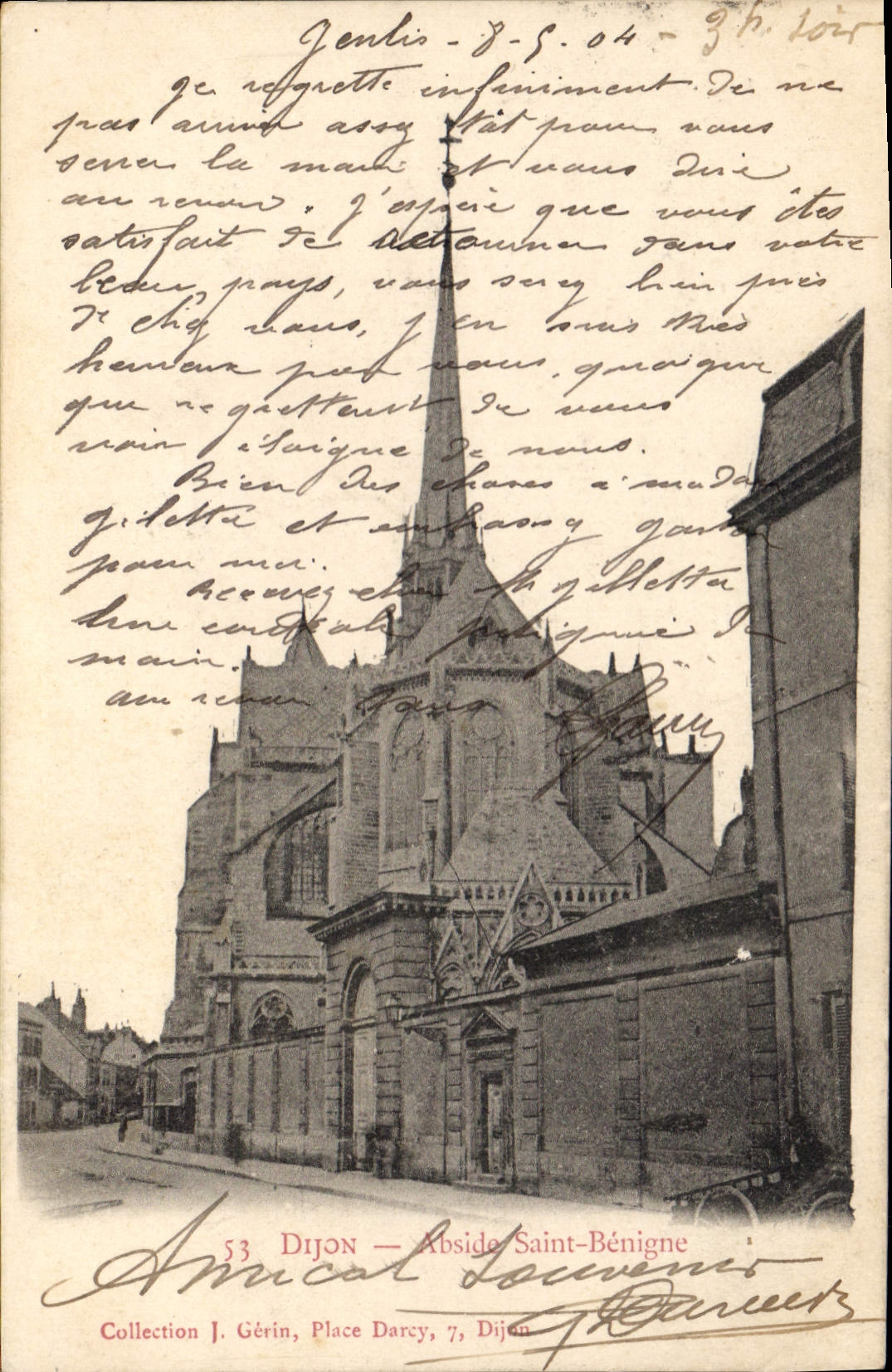 CPA Dijon Abside Saint Benigne 