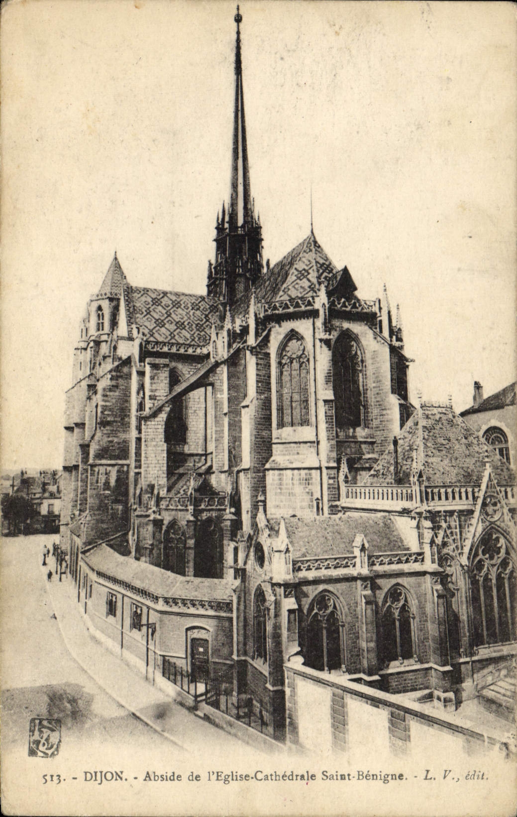 CPA Dijon Abside de l'Eglise Cathedrale Saint Benigne 