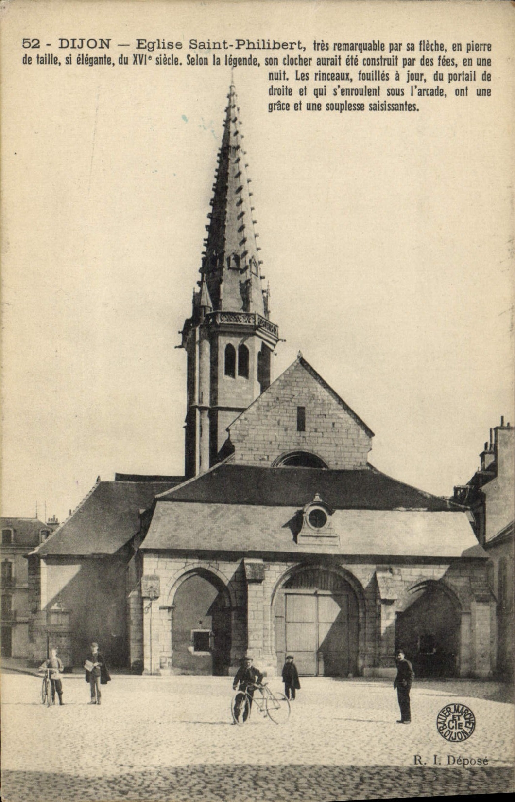 CPA Dijon Eglise Saint Philibert 
