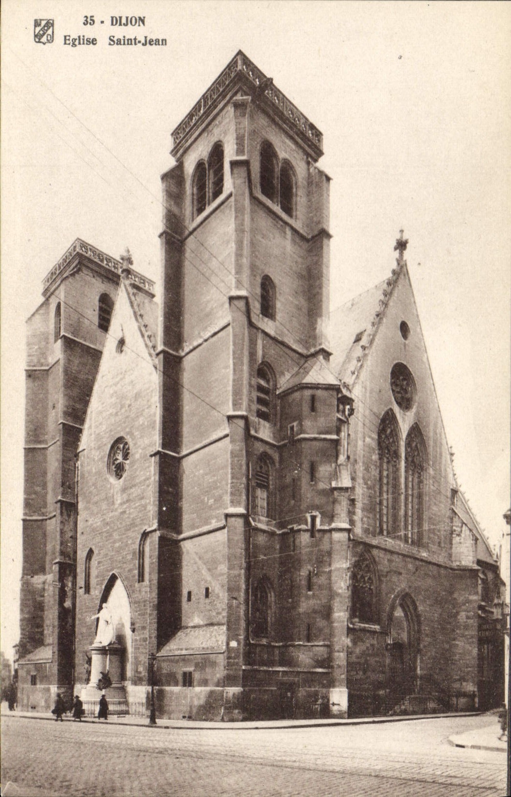 CPA Dijon Eglise Saint Jean 
