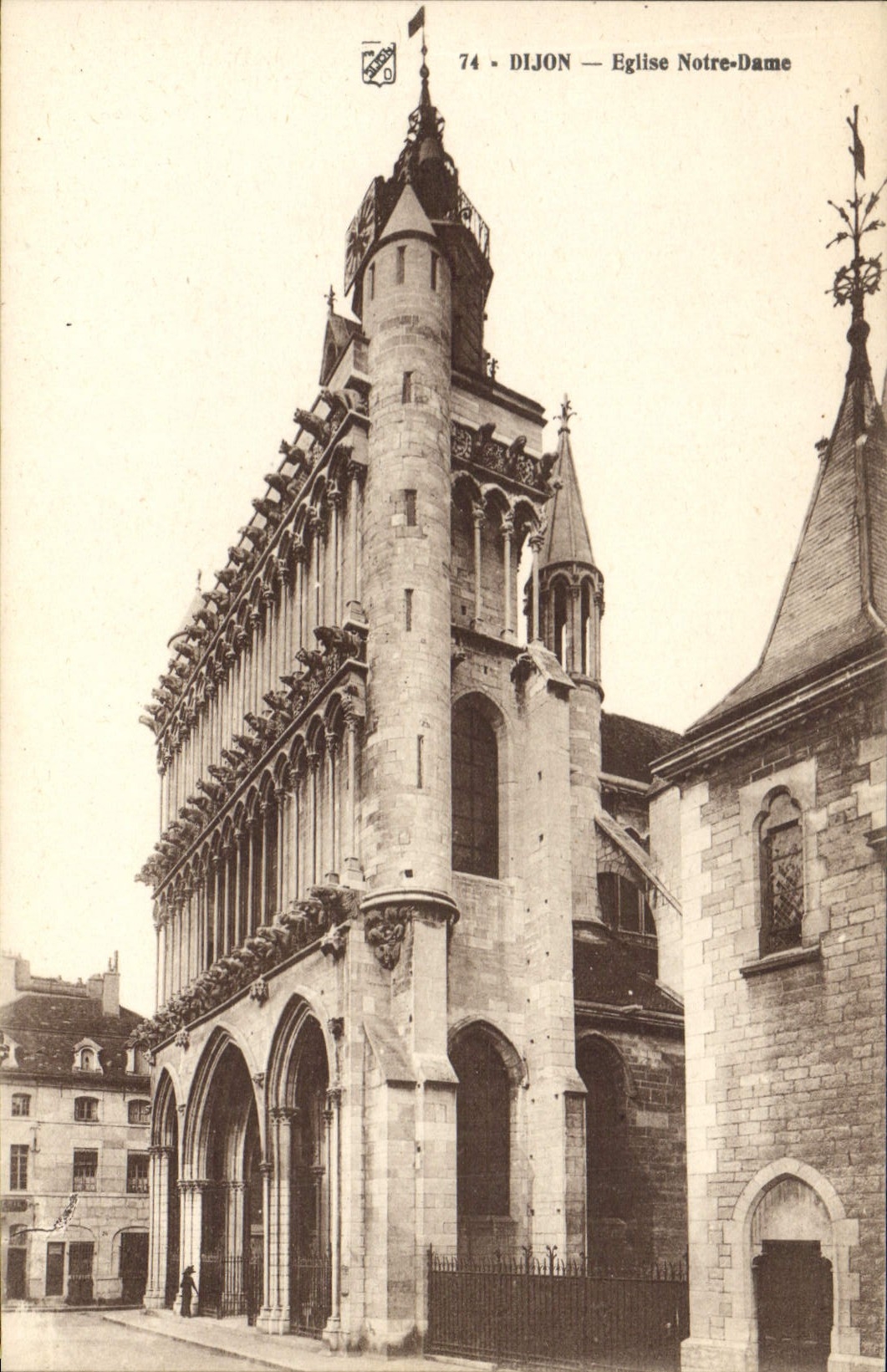 CPA Dijon Eglise Notre Dame 