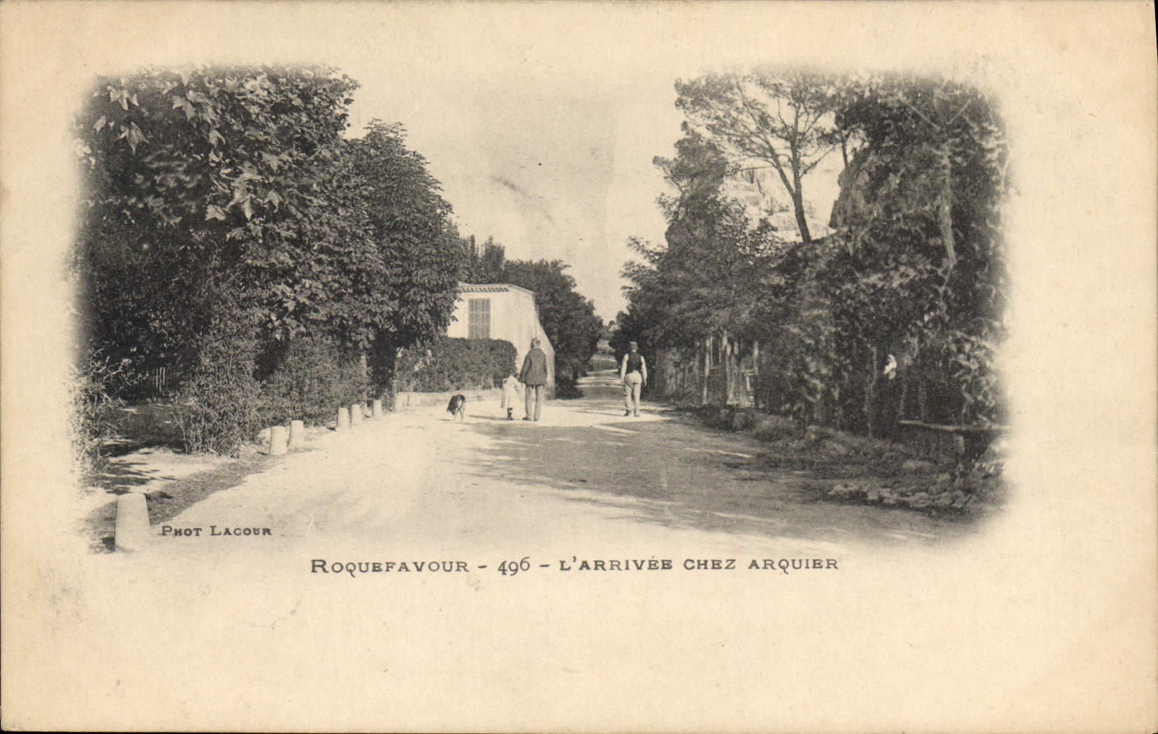CPA Roquefavour l'Arrivee chez Arquier