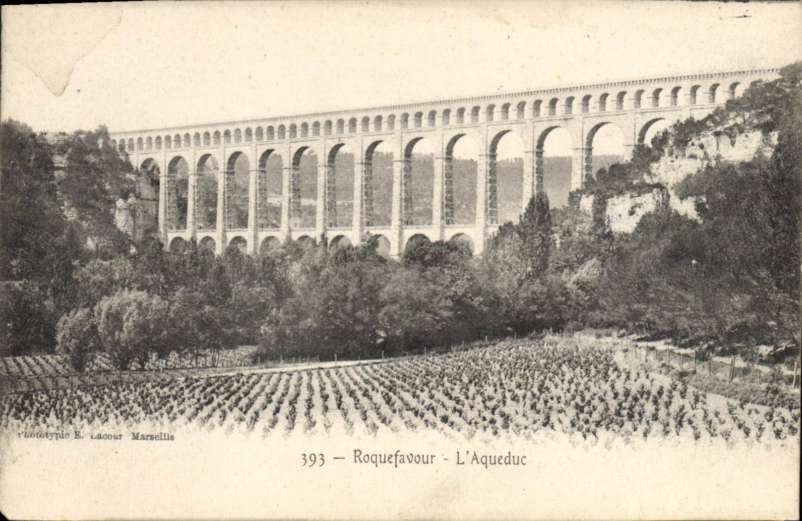 CPA Roquefavour l'Aqueduc 