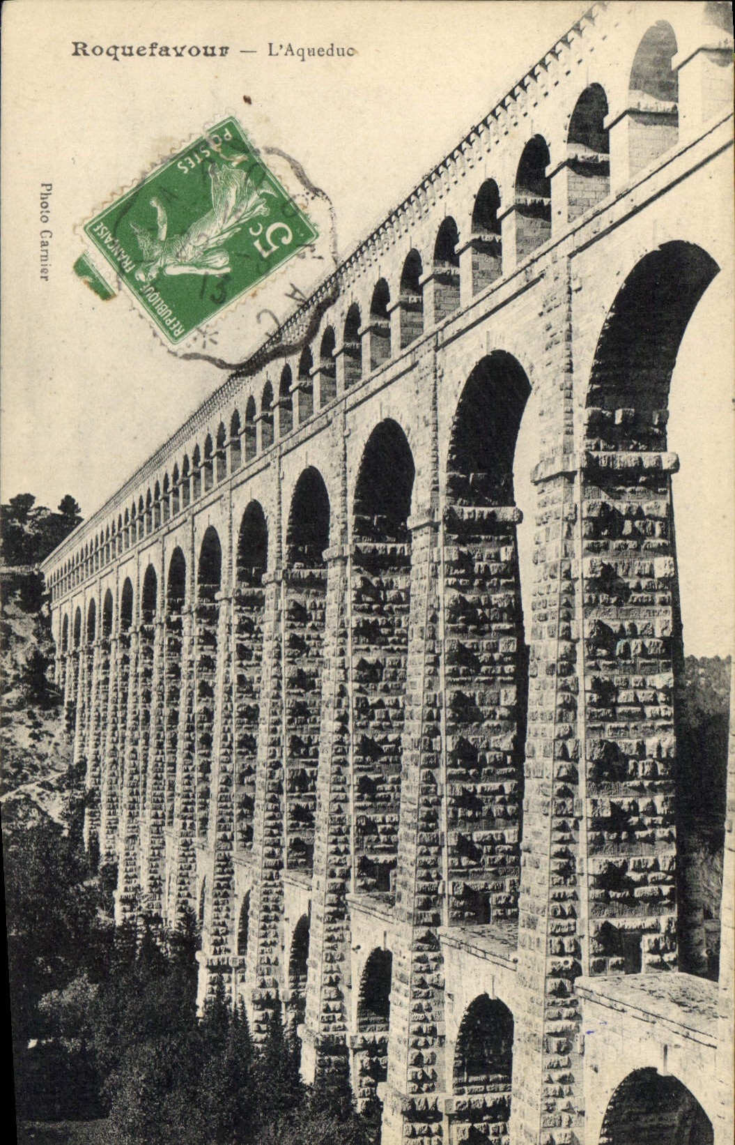CPA Roquefavour l'Aqueduc 