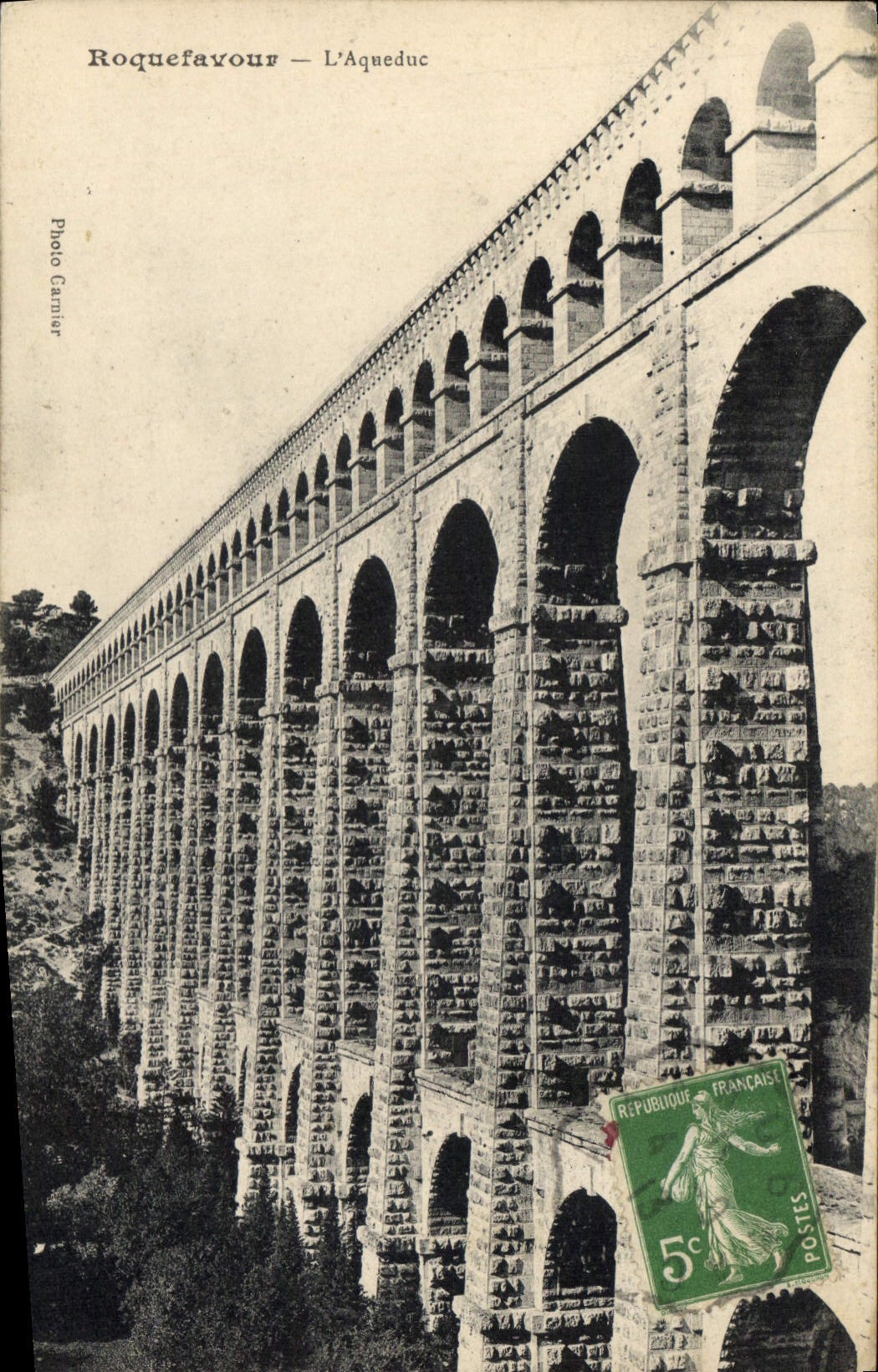 CPA Roquefavour l'Aqueduc 