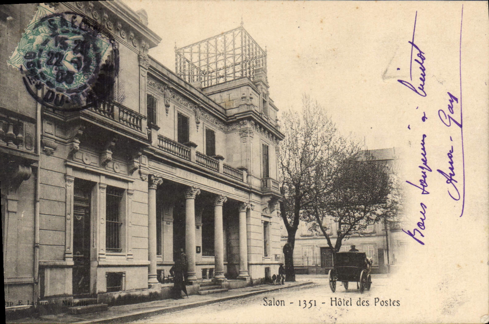 CPA Salon Hotel des Postes 