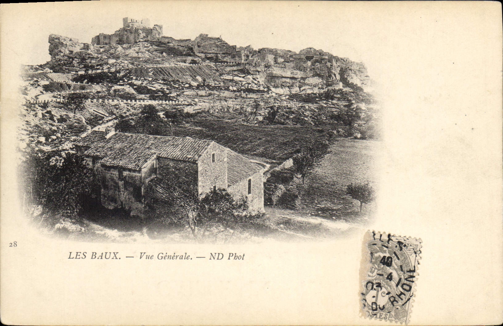 CPA Les Baux Vue generale 