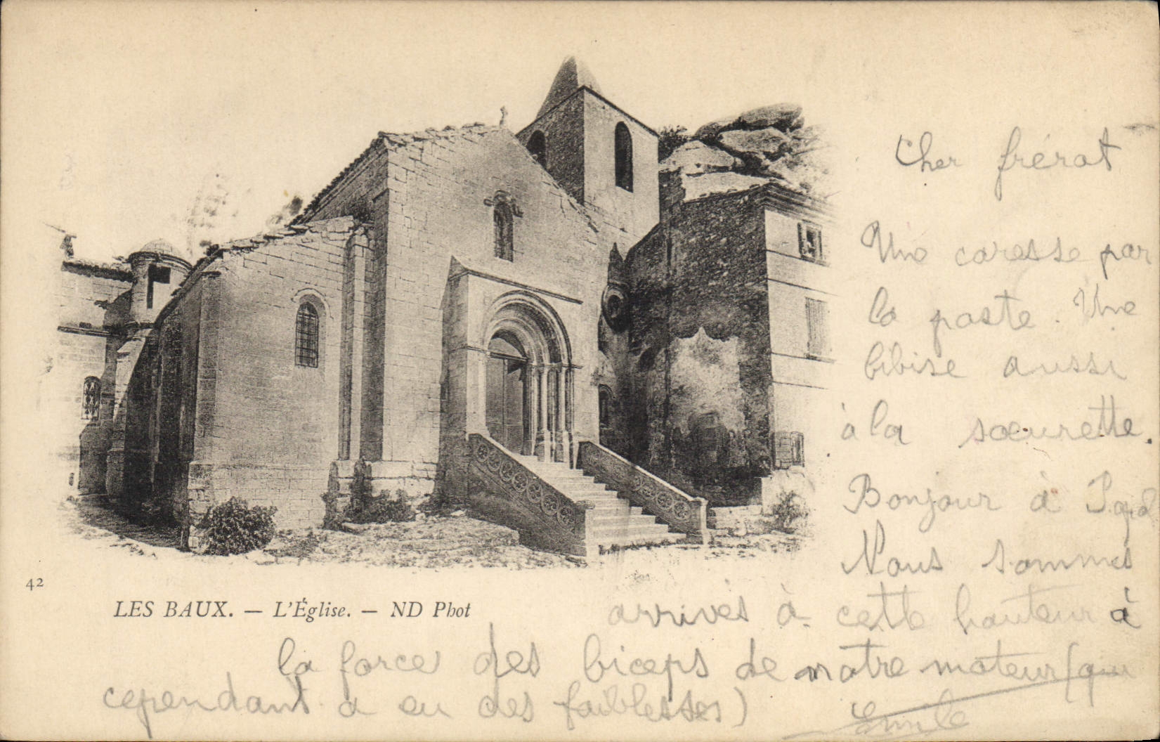CPA Les Baux L'Eglise 