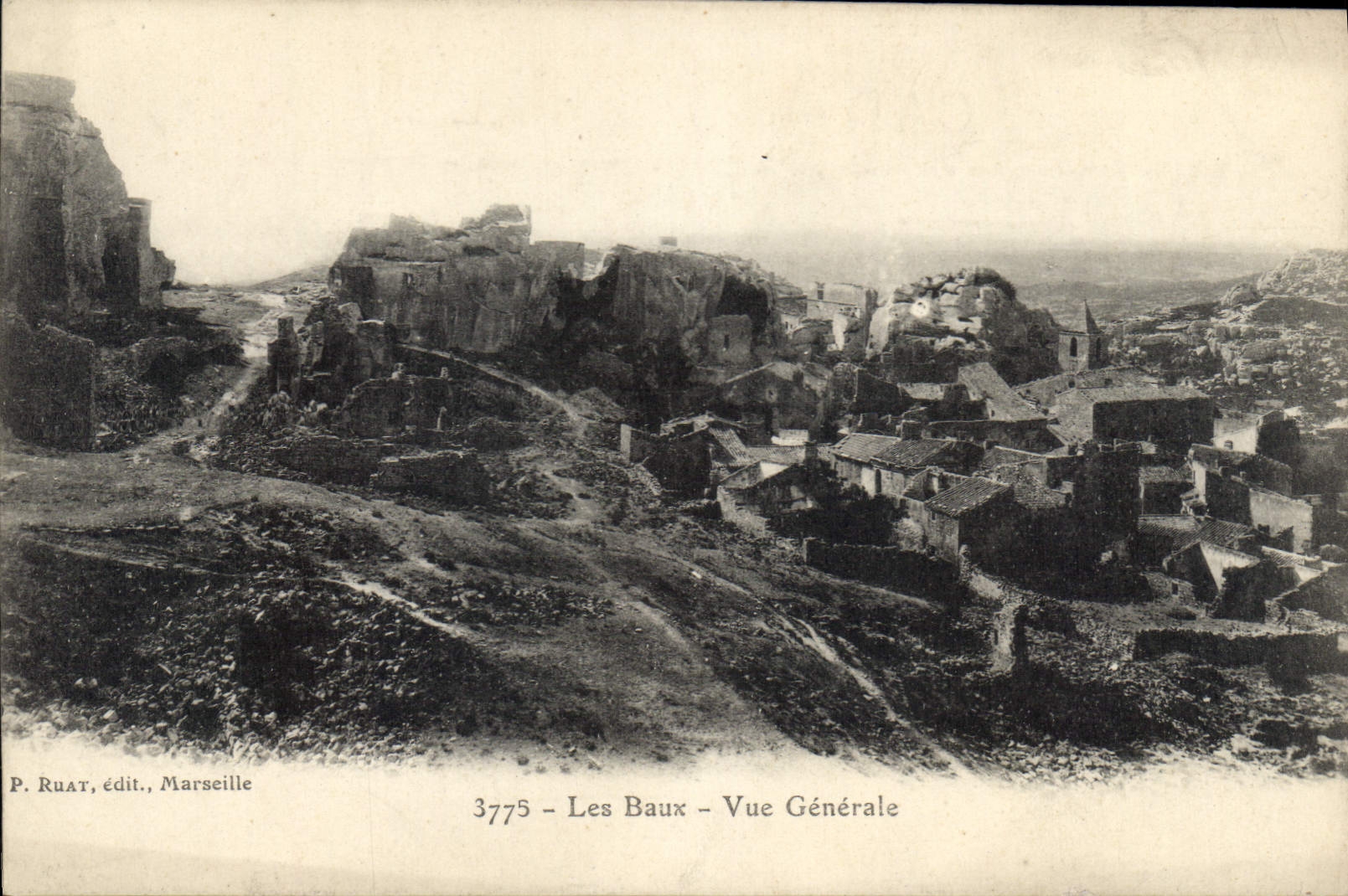 CPA Les Baux Vue generale 