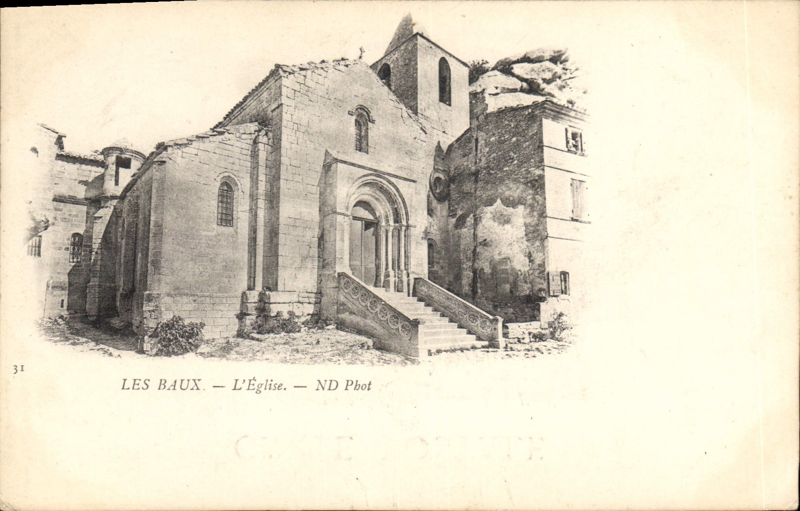 CPA Les Baux L'Eglise 