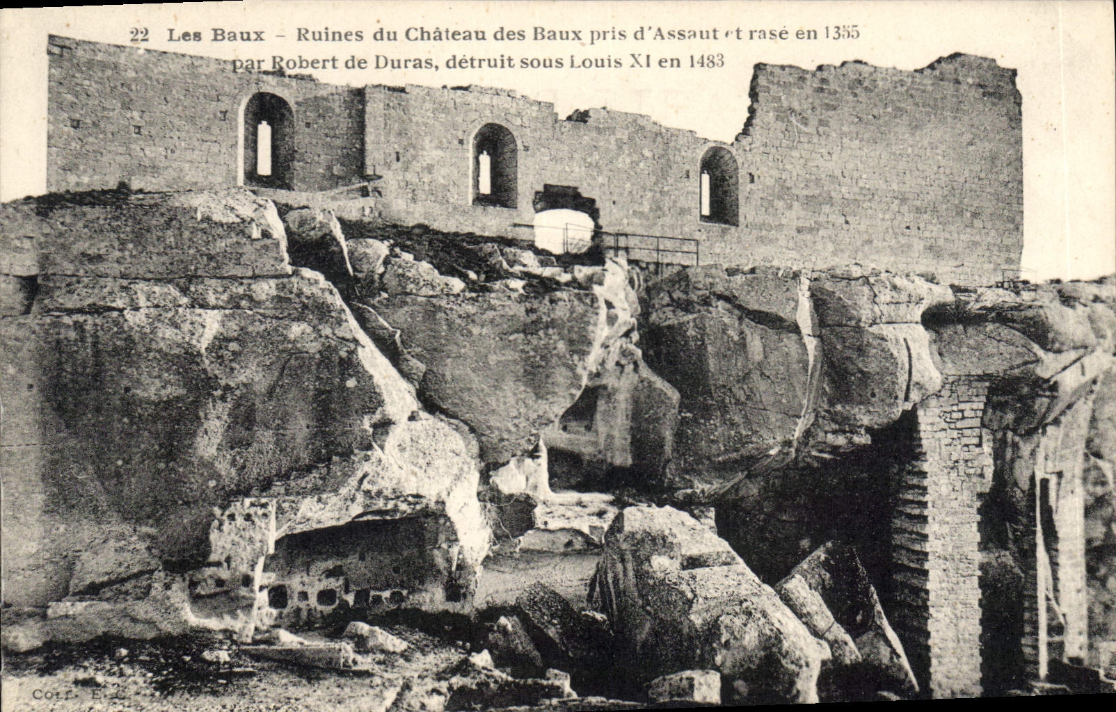 CPA Les Baux Ruines du Chateau des Baux