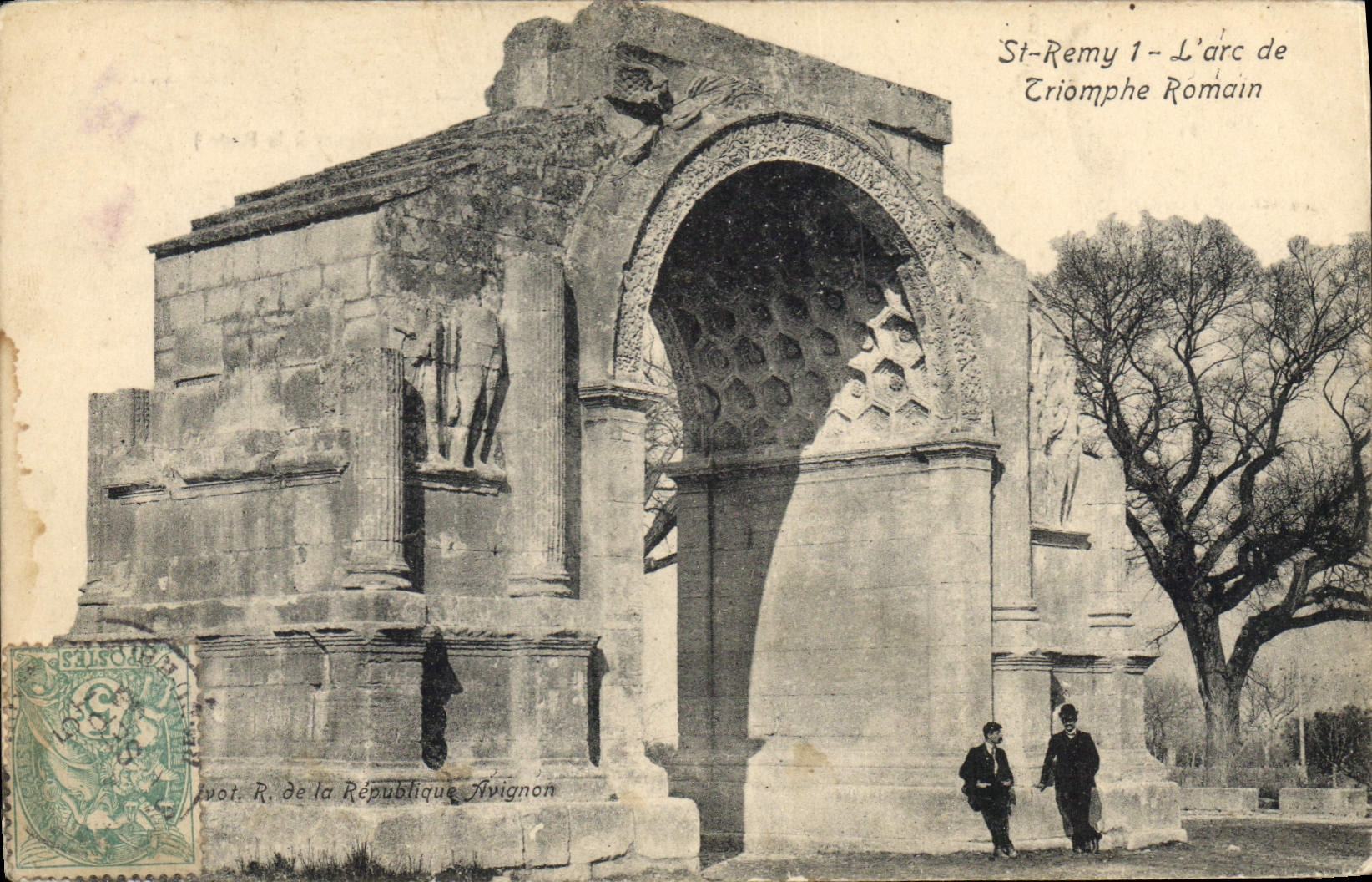 CPA St Remy L'Arc de Triomphe Romain