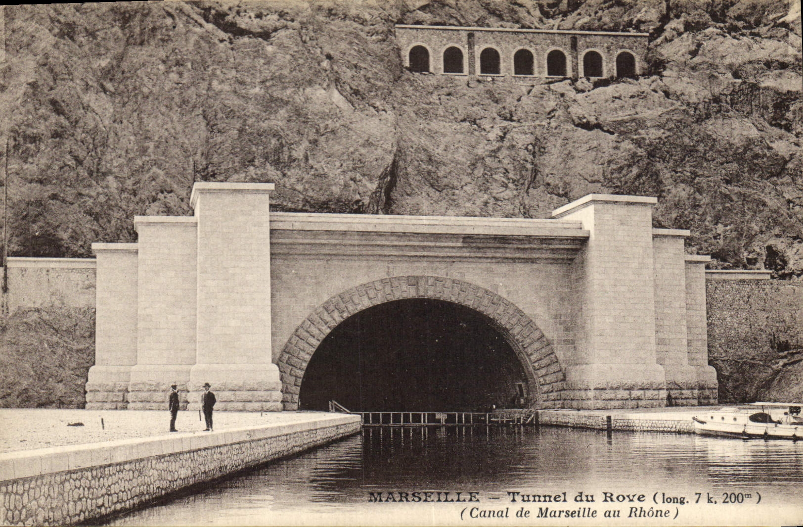 CPA Marseille Tunnel du Rove 