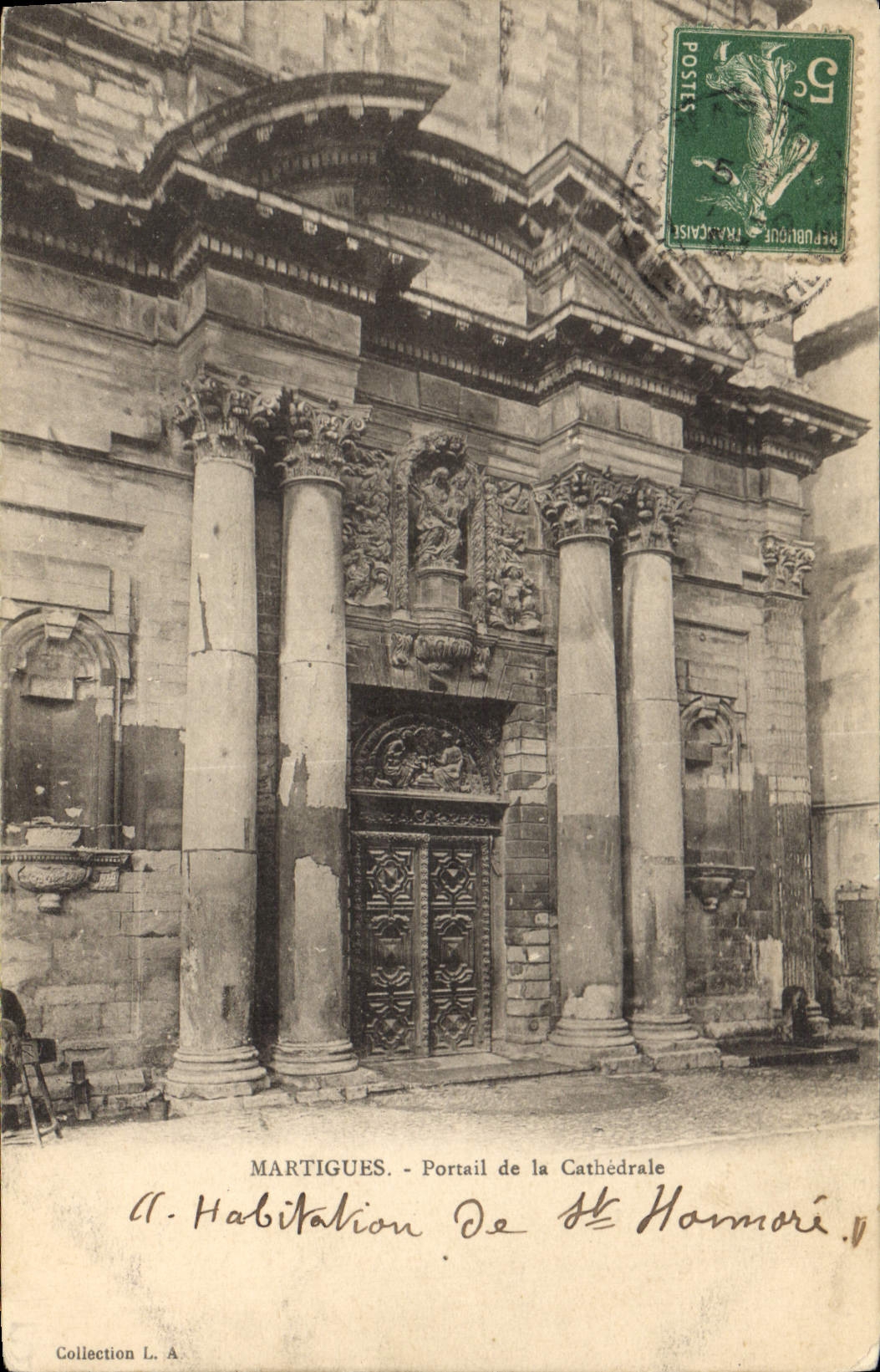 CPA Martigues Portail de la Cathedrale 