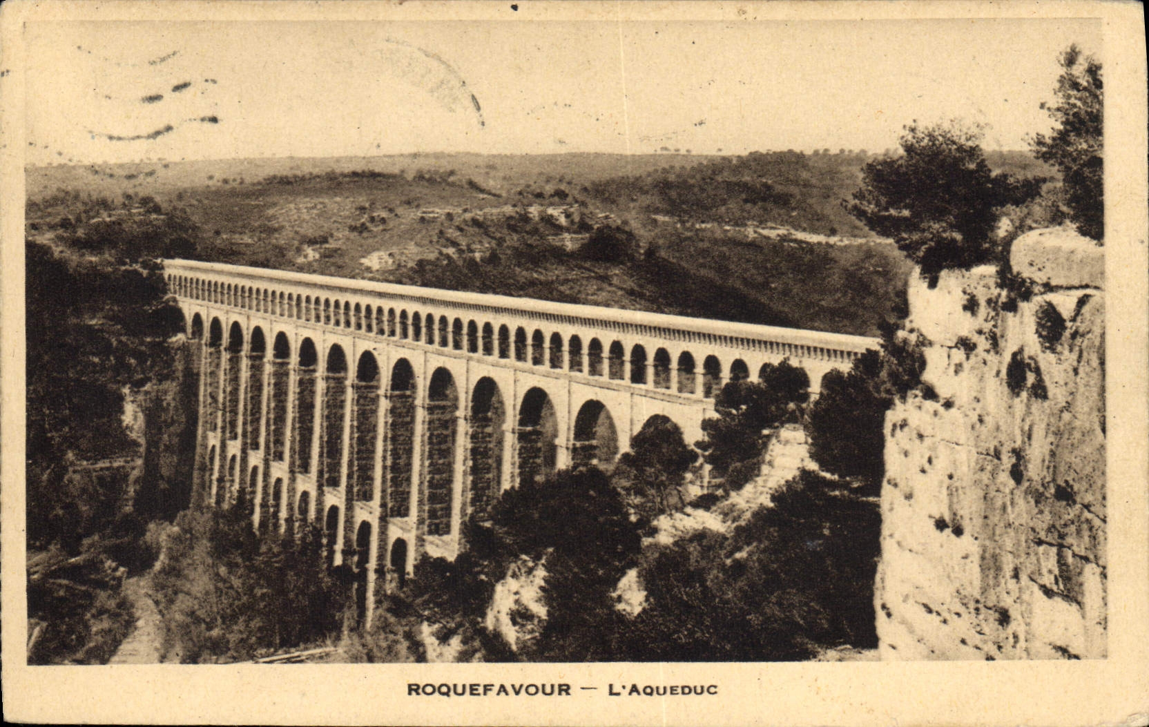 CPA Roquefavour L'Aqueduc 
