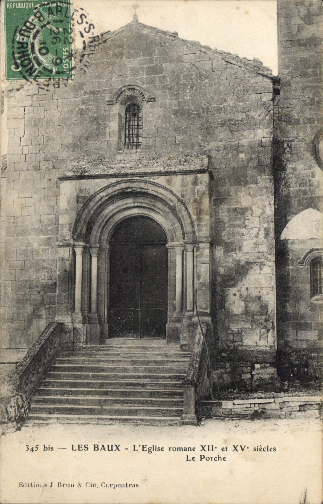 CPA Les Baux L'Eglise romane