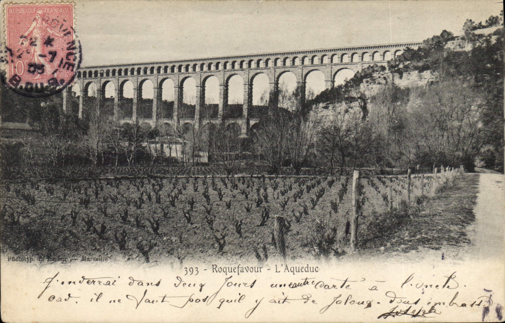 CPA Roquefavour L'Aqueduc 
