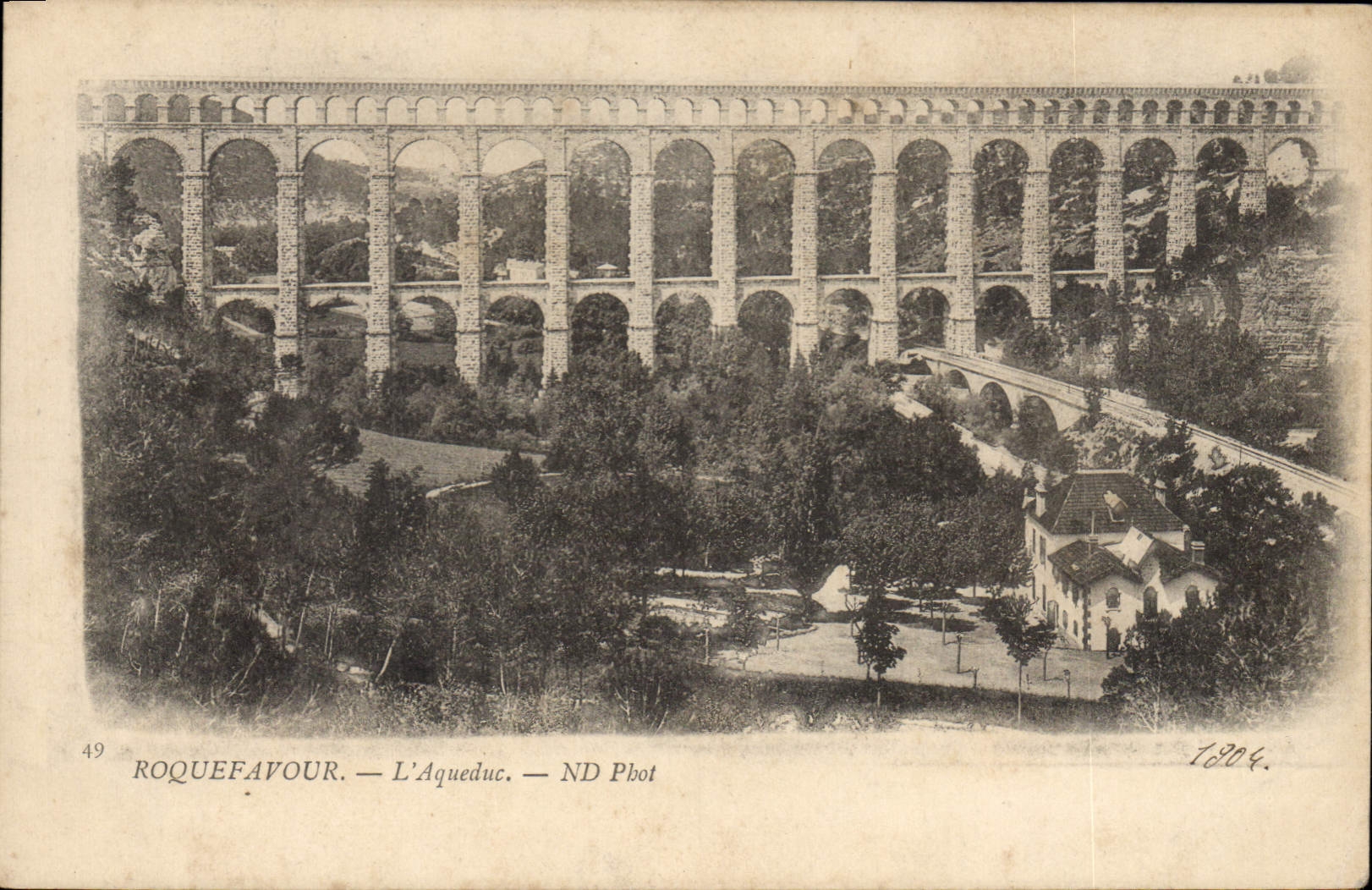 CPA Roquefavour L'Aqueduc 