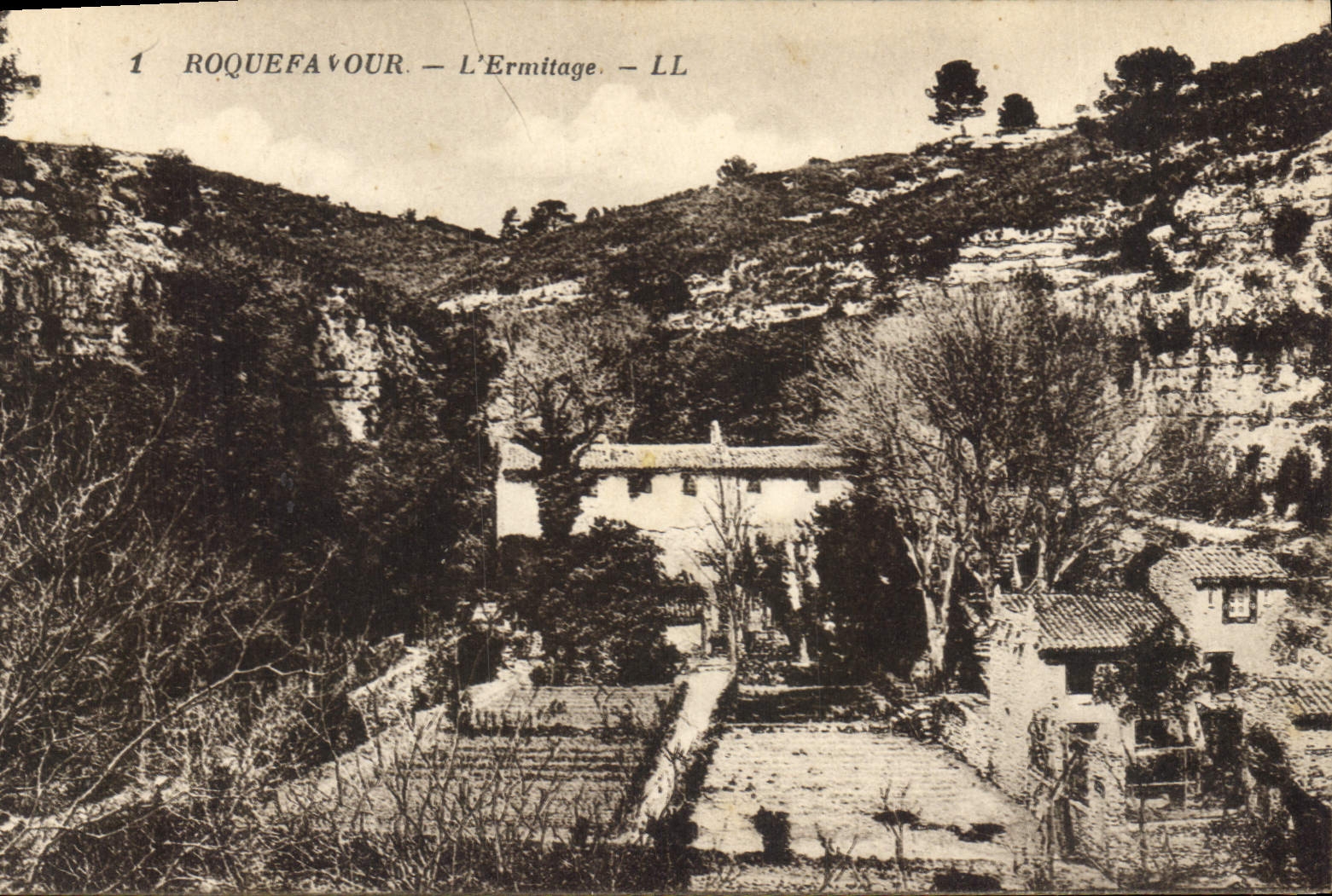 CPA Roquefavour L'Ermitage