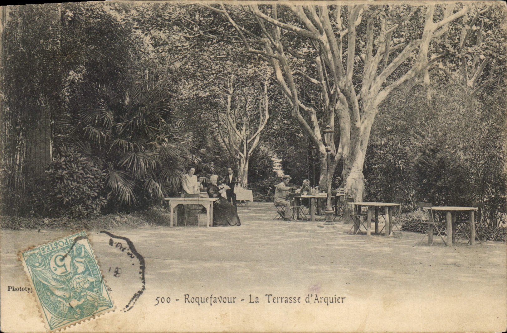 CPA Roquefavour La Terrasse d'Arquier