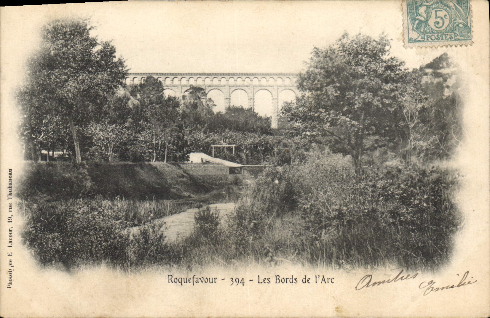 CPA Roquefavour Les Bords de l'Arc