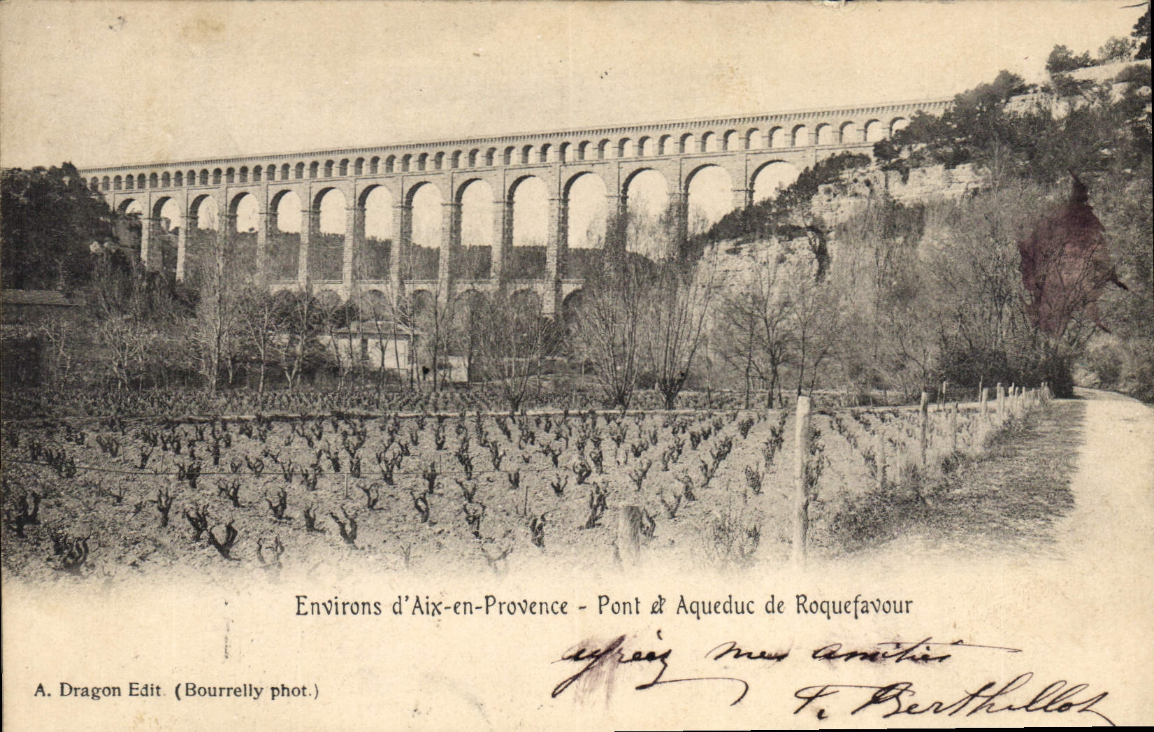 CPA Environs d'Aix en Provence Pont de Roquefavour