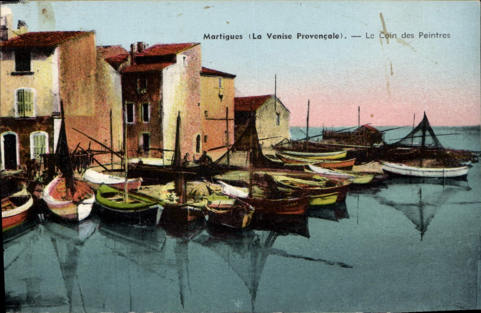 CPA Martigues (La Venise Provencale) Le Coin des Peintres Bateaux
