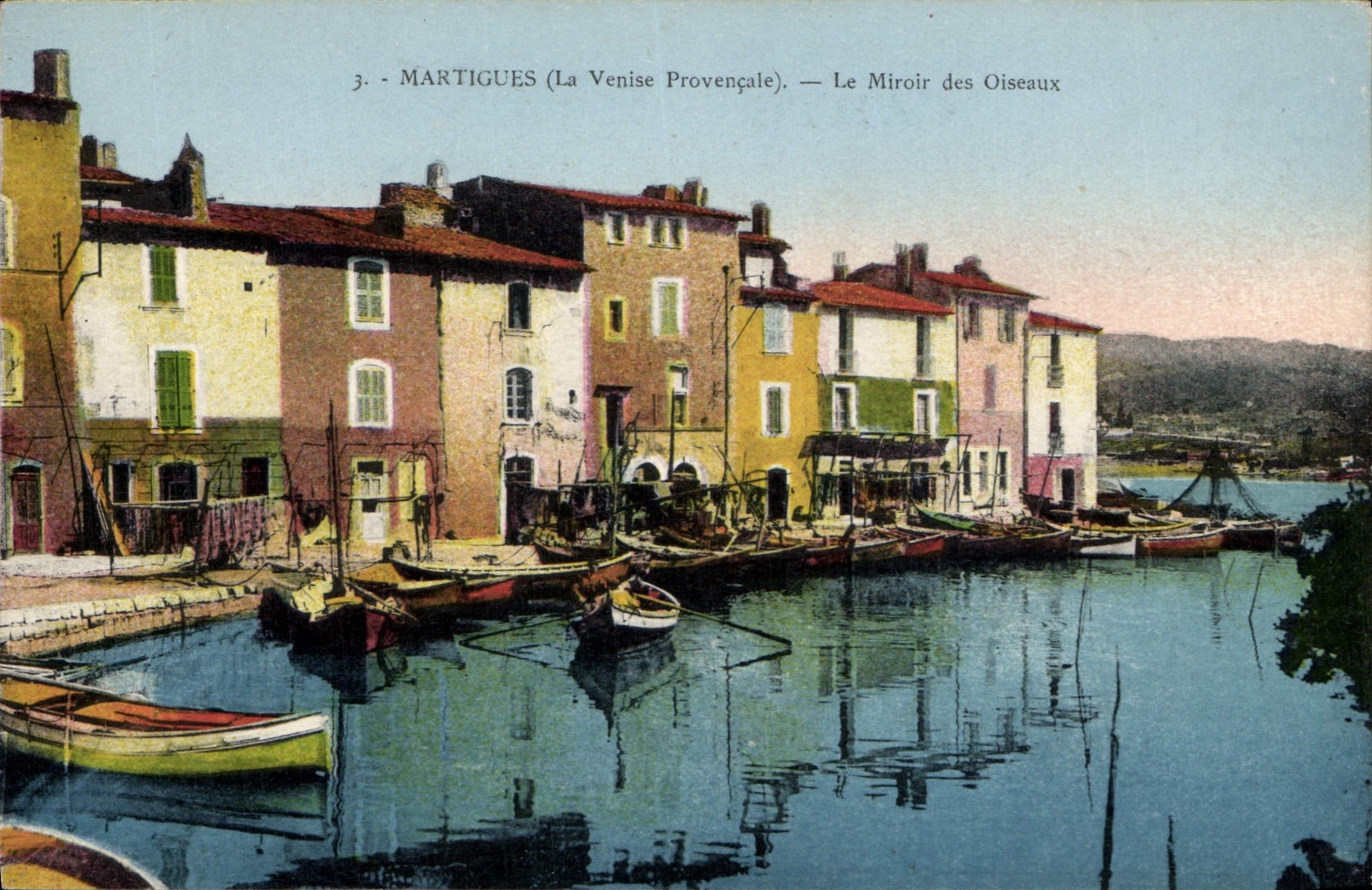 CPA Martigues (La Venise Provencale) Le Miroir des Oiseaux Bateaux