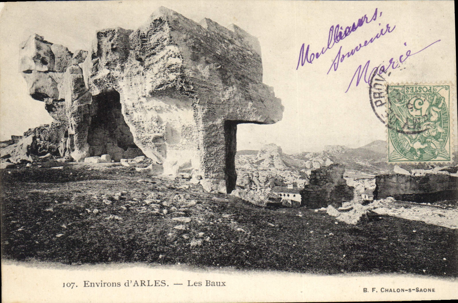 CPA Environs d'Arles Les Baux