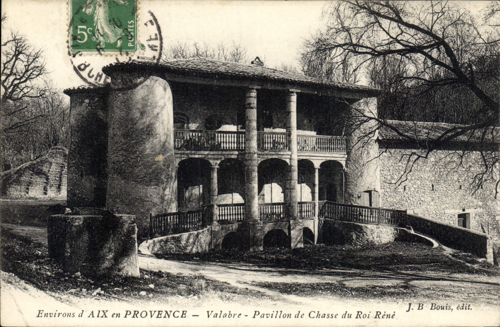 CPA Environs d'Aix en Provence Valabre Pavillon de Chasse du Roi Rene