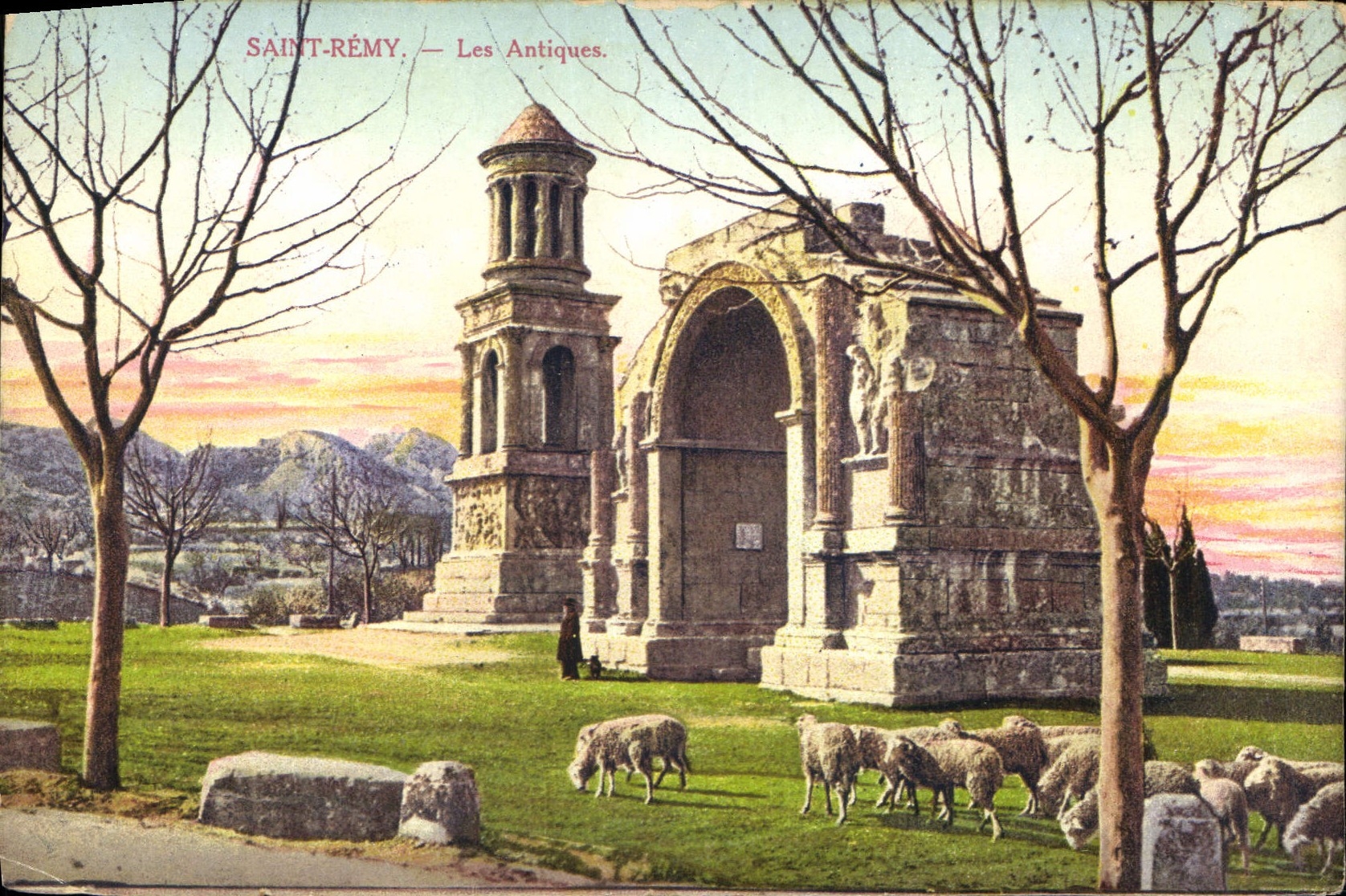 CPA Saint Remy Les Antiques Moutons