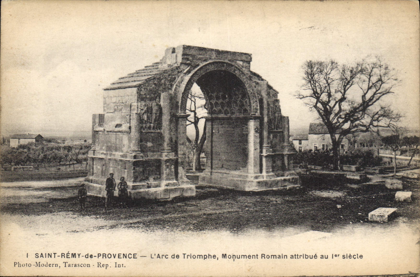 CPA Saint Remy de Provence Les Antiques L'Arc de Triomphe Monument Romain attribue au Ier siecle