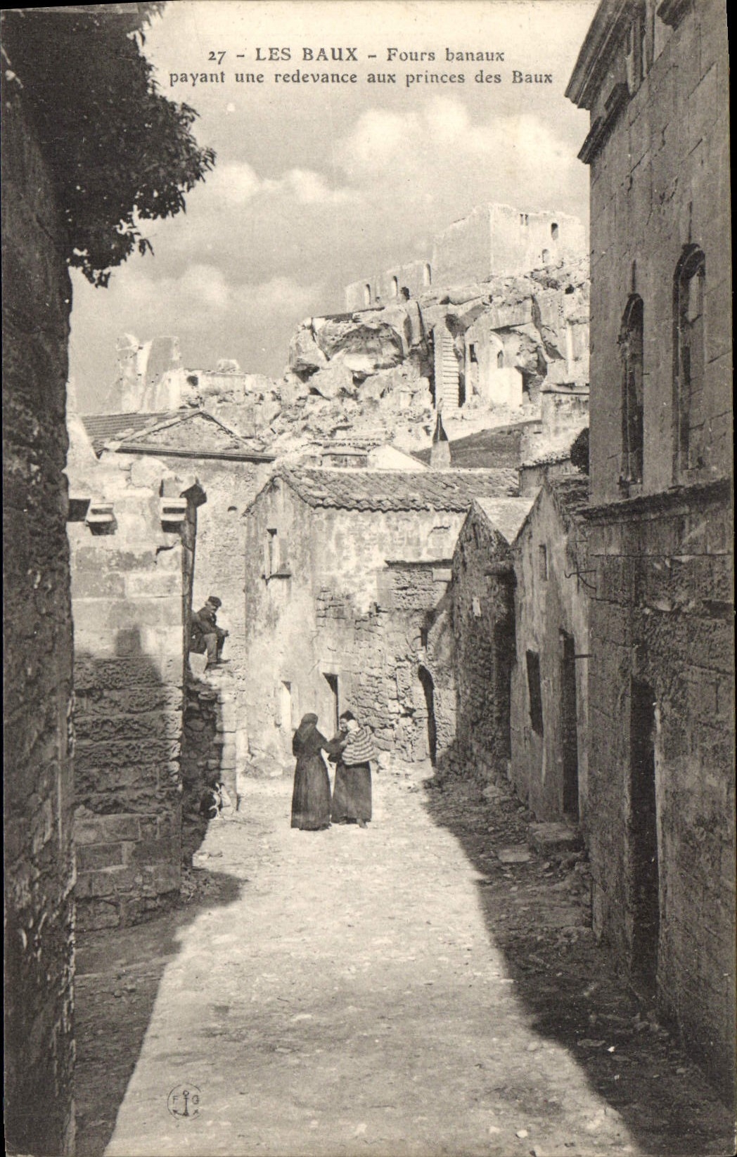 CPA les Baux Fours banaux payant une redevance aux princes des Baux