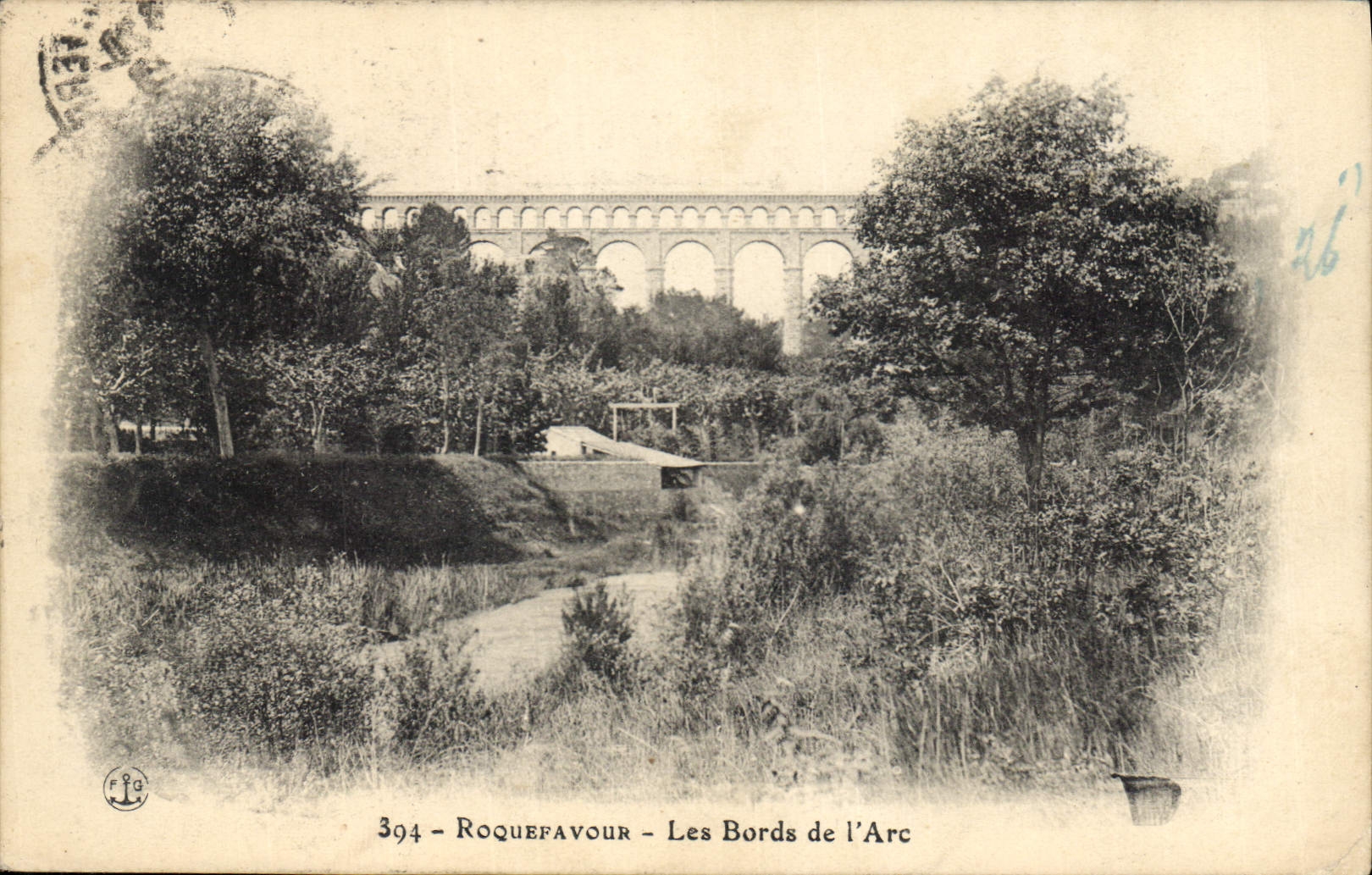 CPA Roquefavour Les Bords de l'Arc