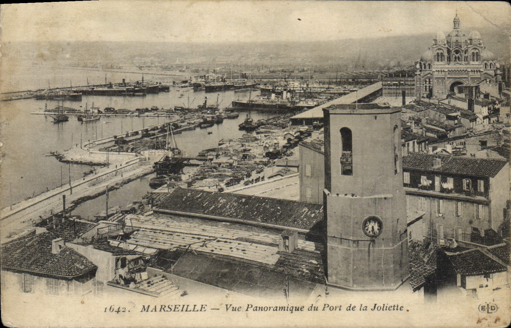 CPA Marseille Vue Panoramique du Port de la Joliette