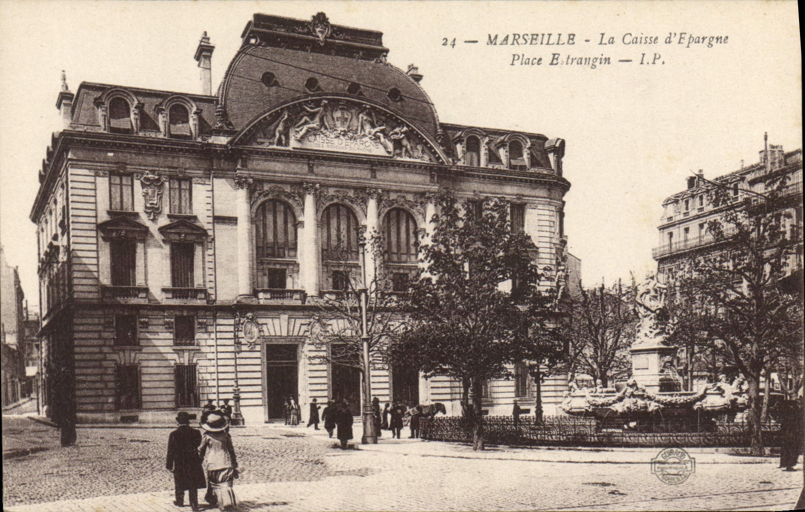 CPA Marseille La Caisse d'Epargne