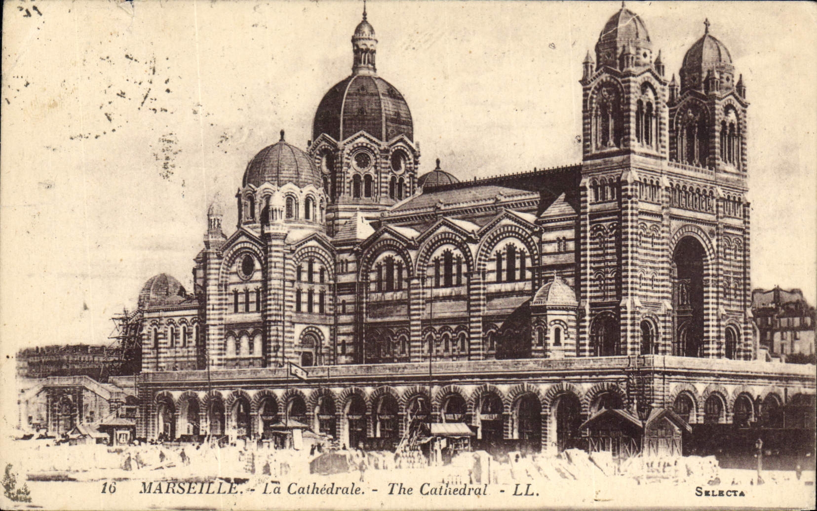 CPA Marseille La Cathedrale