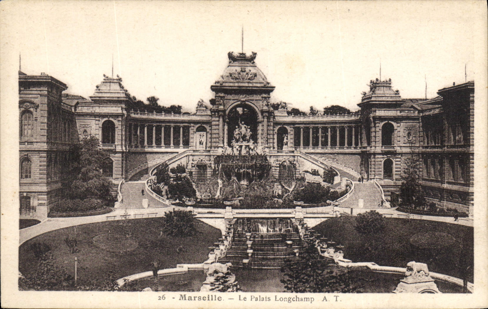 CPA Marseille Le Palais Longchamp
