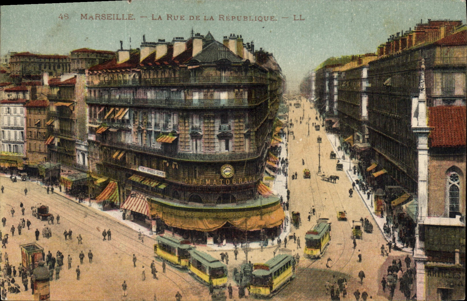 CPA Marseille Rue de la Republique