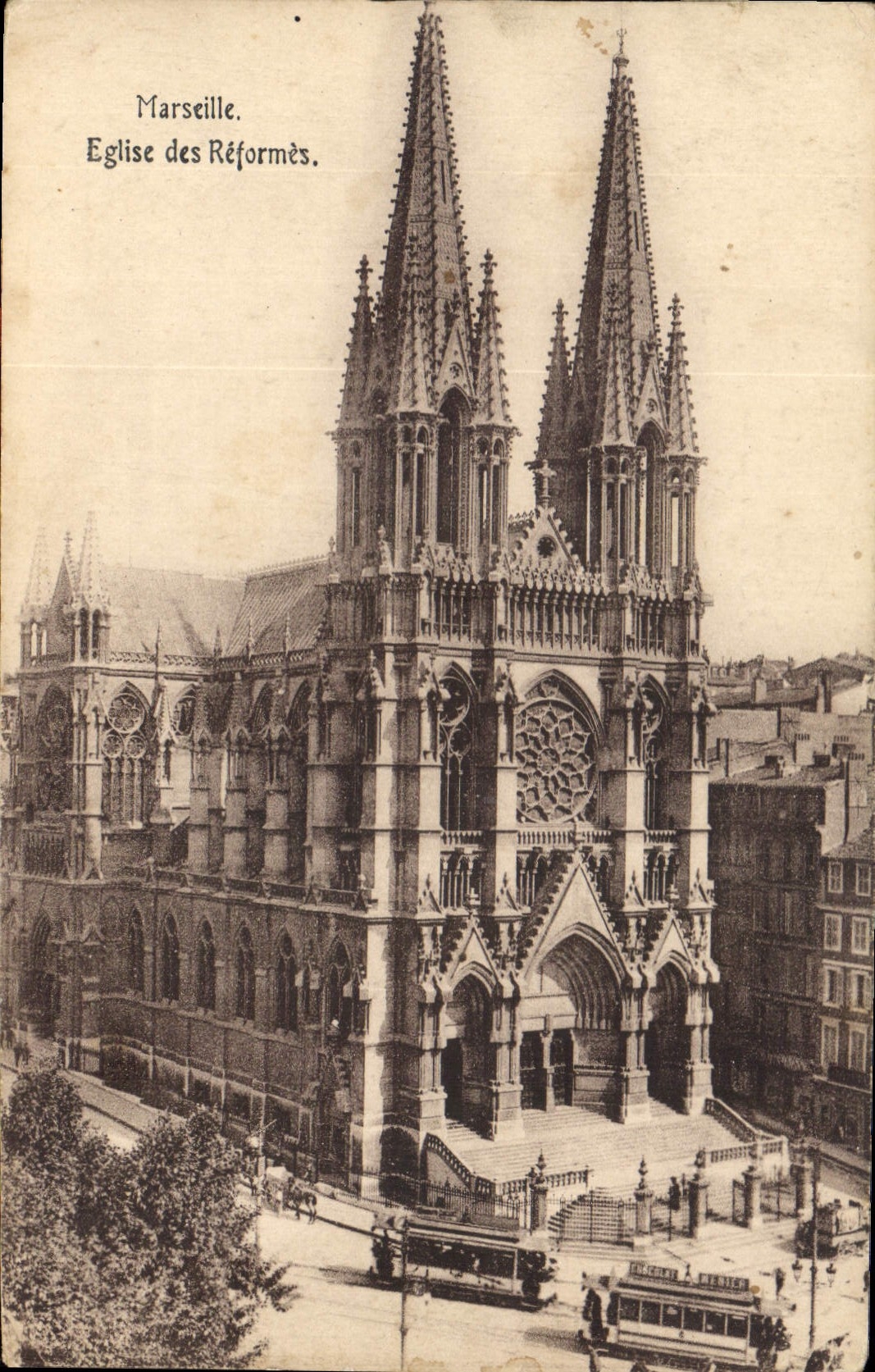 CPA Marseille Eglise des Reformes