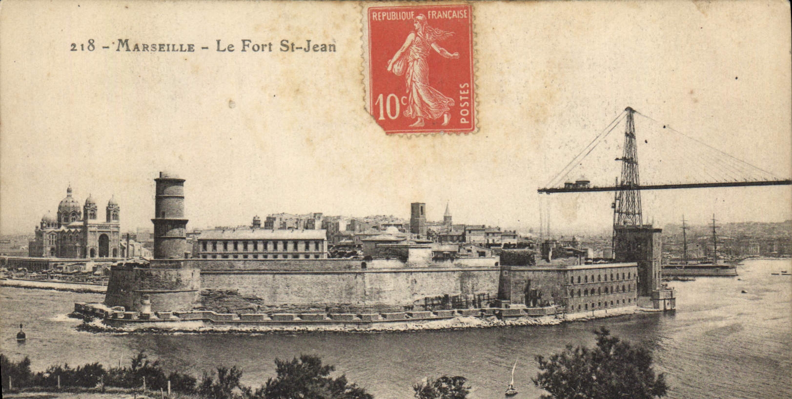 CPA Marseille Le Fort St Jean