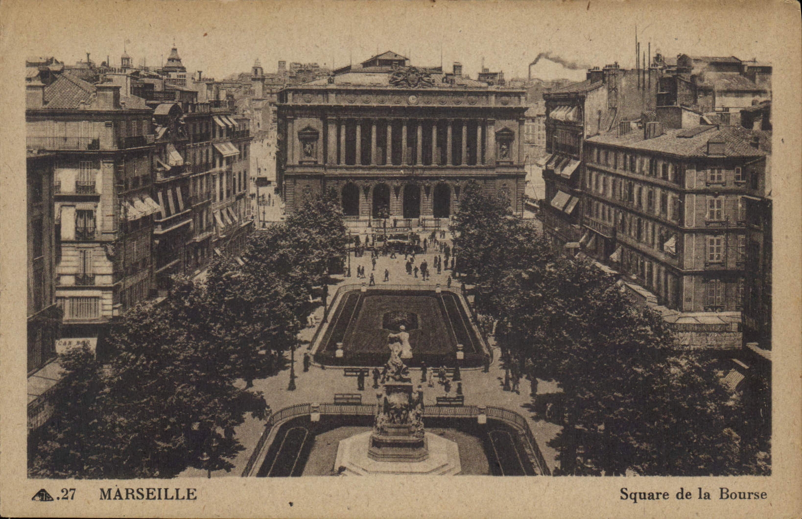 CPA Marseille Square de la Bourse