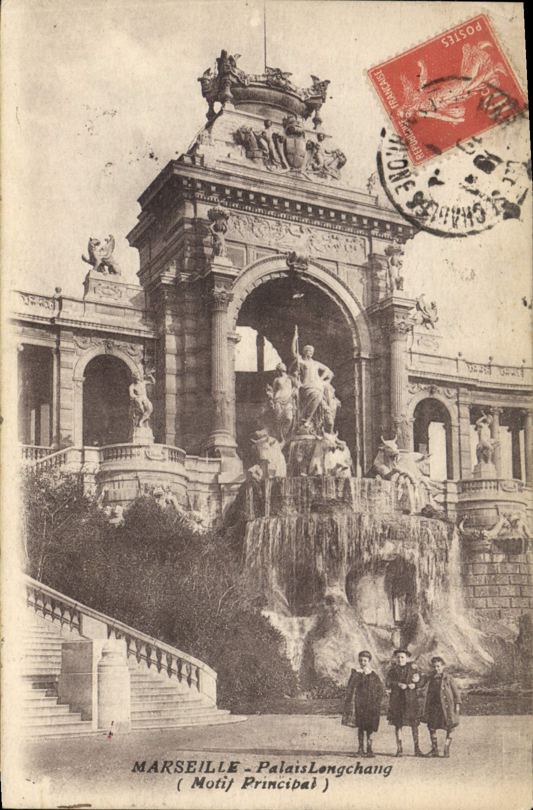 CPA Marseille Palais Longchamp (Motif Principal)