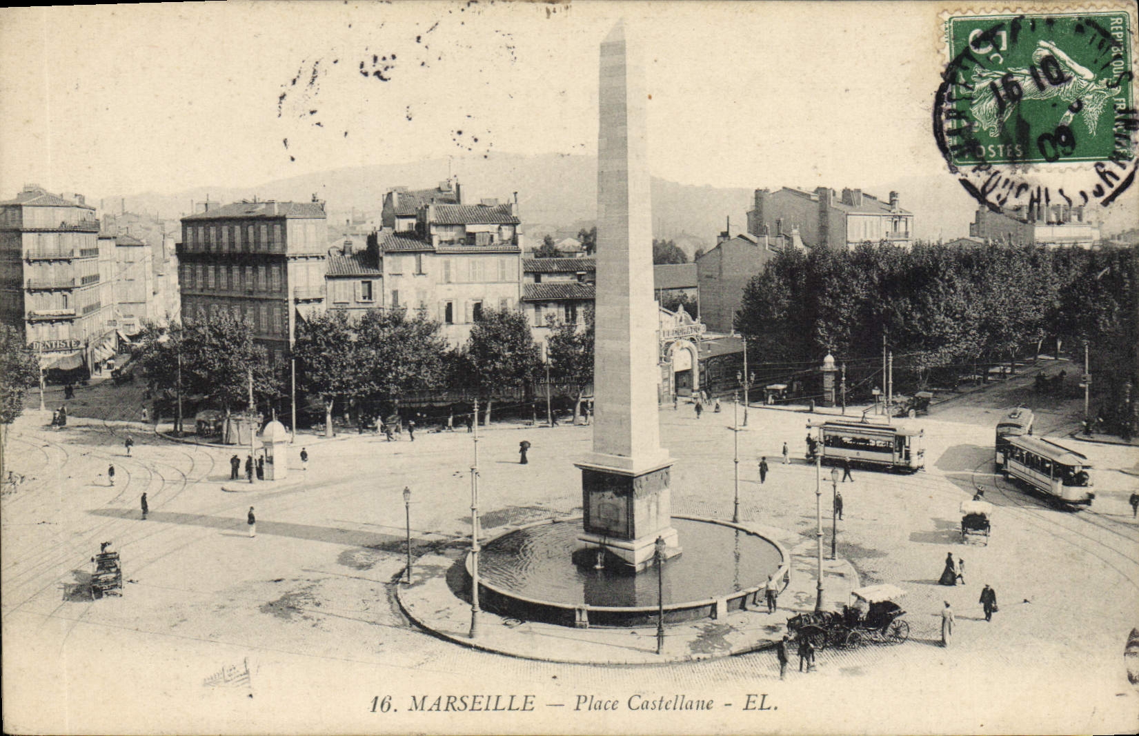 CPA Marseille Place Castellane