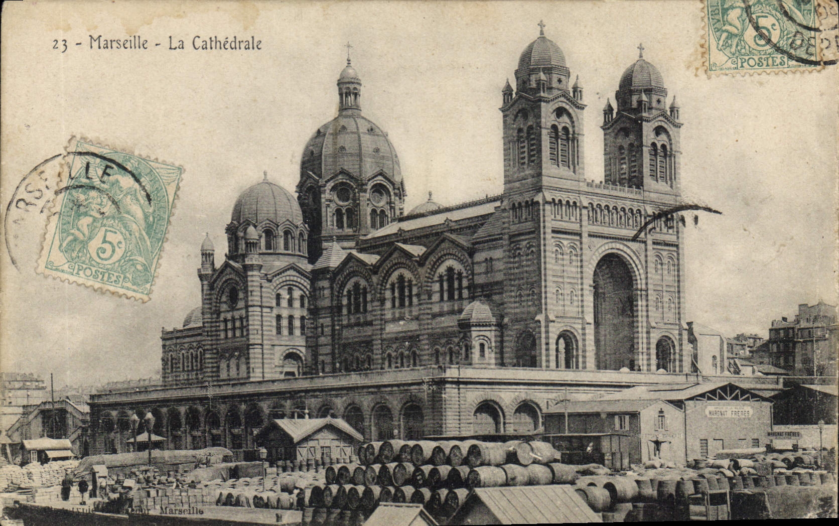 CPA Marseille La Cathedrale