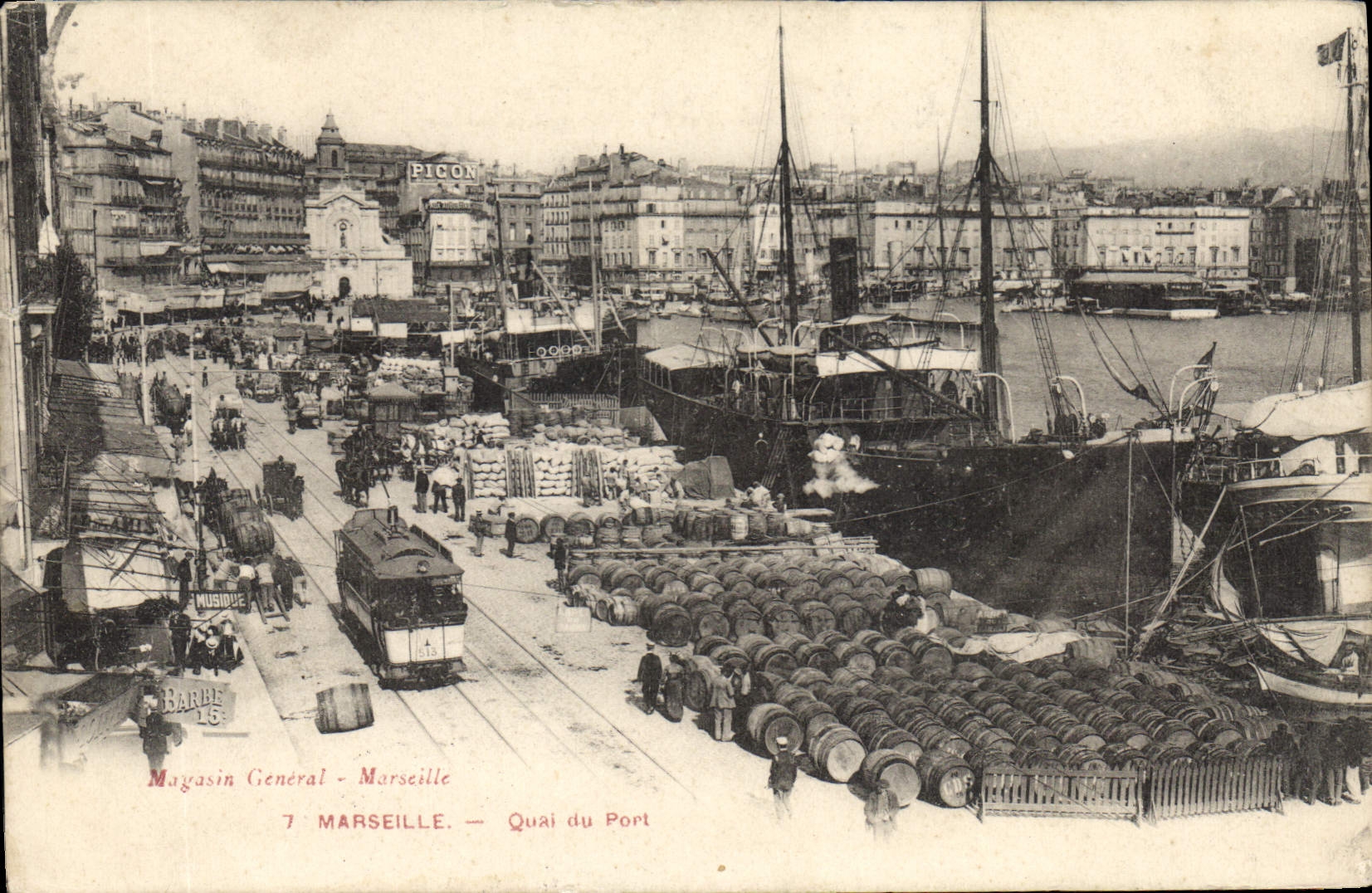 CPA Marseille Quai du Port