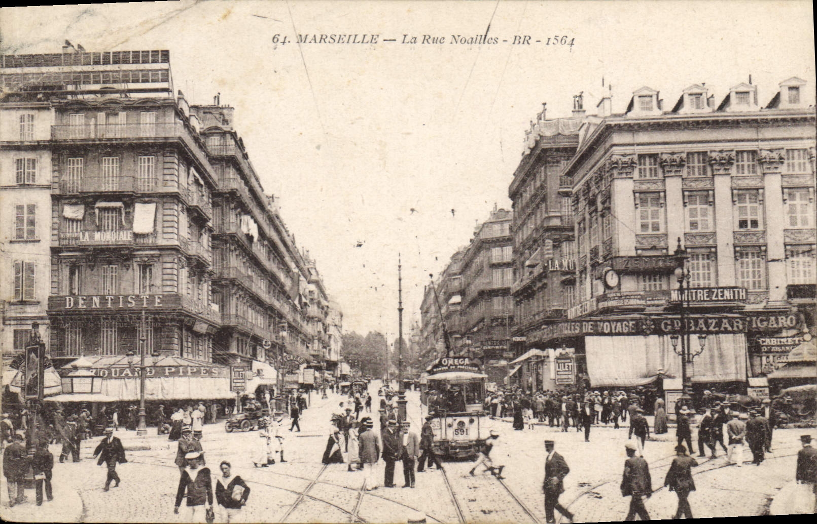 CPA Marseille La Rue Nouvelle