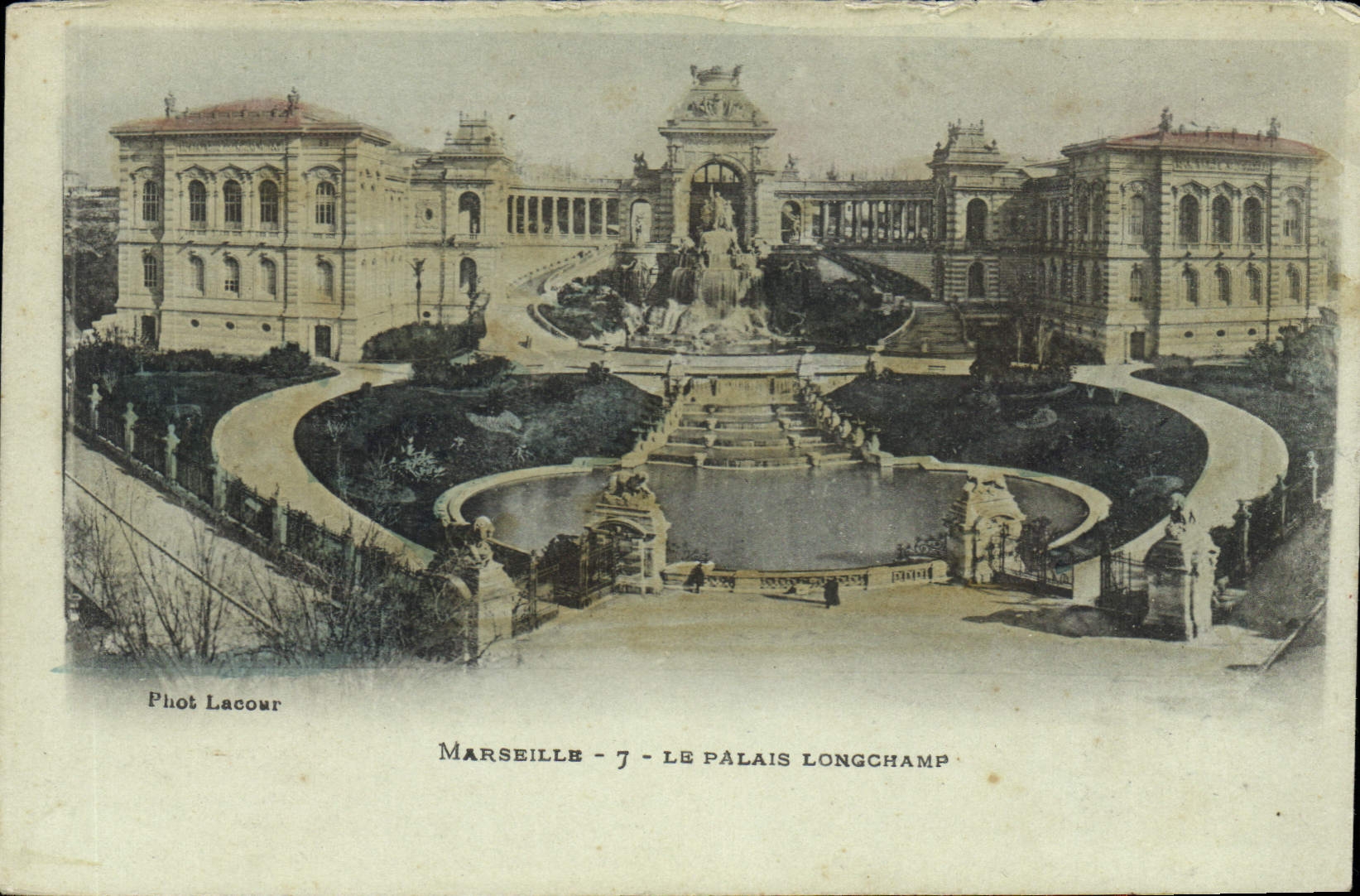 CPA Marseille Le Palais Longchamp