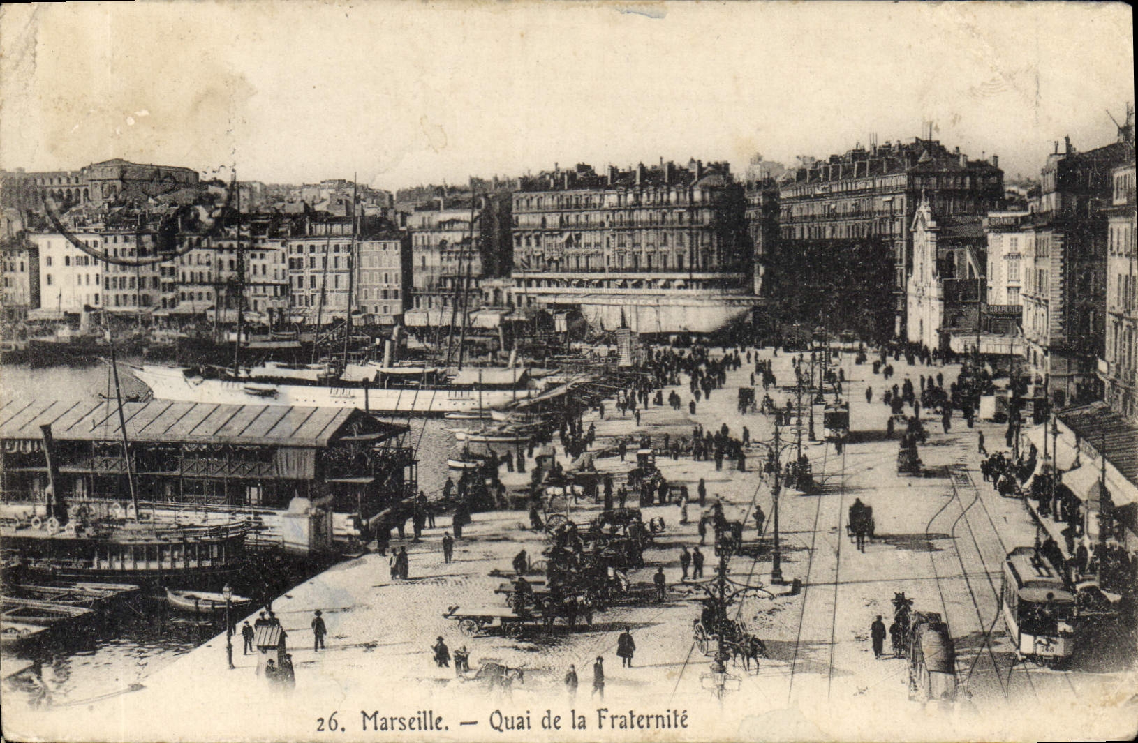 CPA Marseille Quai de la Fraternite