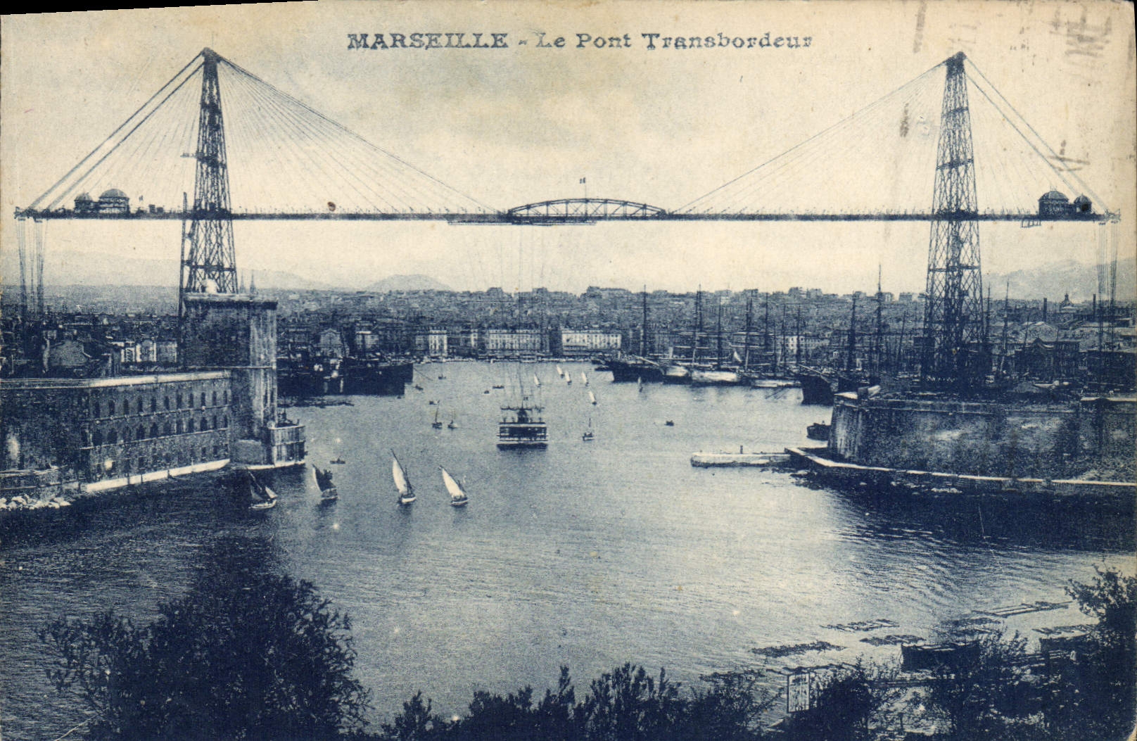 CPA Marseille Le Pont Transbordeur